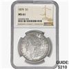 Image 1 : 1879 Morgan Silver Dollar NGC MS61