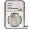 Image 1 : 1881-S Morgan Silver Dollar NGC MS64