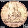 Image 1 : 1874-CC Silver Trade Dollar UNCIRCULATED