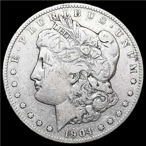 1904-S Morgan Silver Dollar LIGHTLY CIRCULATED