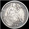Image 1 : 1871 Seated Liberty Dime CLOSELY UNCIRCULATED