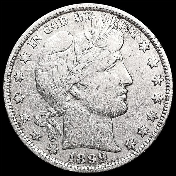 1899 Barber Half Dollar LIGHTLY CIRCULATED