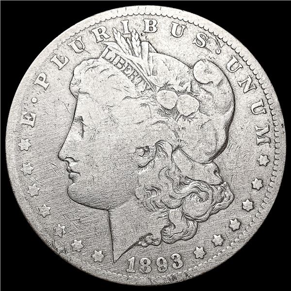1893-CC Morgan Silver Dollar NICELY CIRCULATED