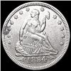 Image 1 : 1854 Arws Seated Liberty Quarter CLOSELY UNCIRCULA