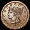 Image 1 : 1852 Braided Hair Large Cent CLOSELY UNCIRCULATED