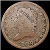 Image 1 : 1809 Coronet Head Large Cent NICELY CIRCULATED