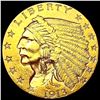 Image 1 : 1913 $2.50 Gold Quarter Eagle UNCIRCULATED