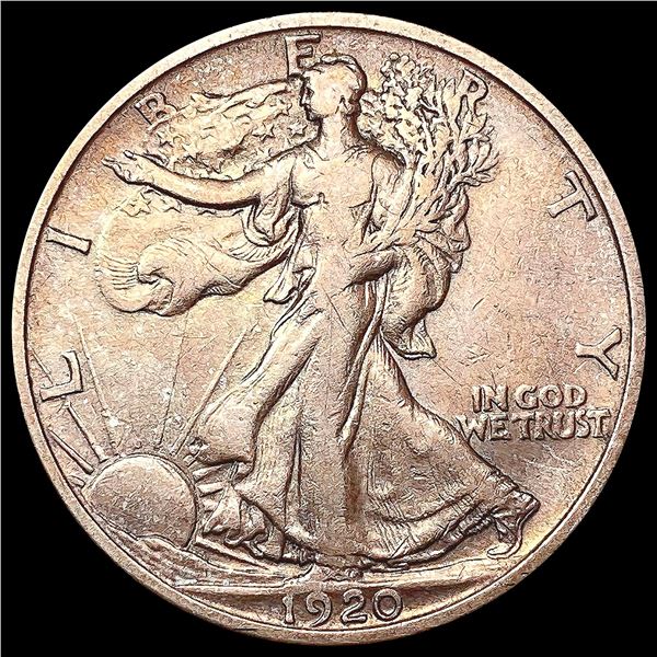 1920-S Walking Liberty Half Dollar NEARLY UNCIRCUL
