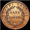 Image 2 : 1847 Hapa Haneri Large Cent UNCIRCULATED