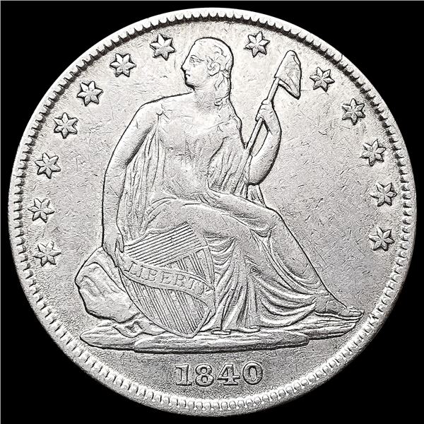 1840-O Seated Liberty Half Dollar NEARLY UNCIRCULA