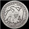 Image 2 : 1876-CC Seated Liberty Quarter NICELY CIRCULATED