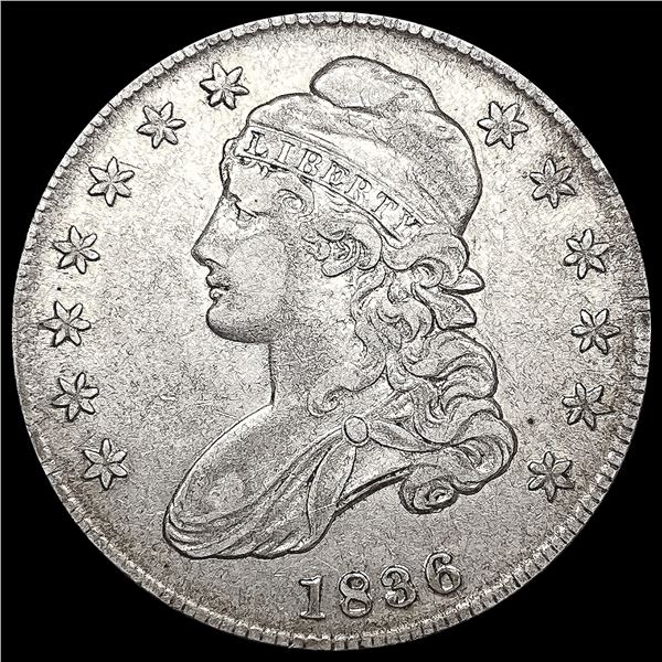 1836 Capped Bust Half Dollar CLOSELY UNCIRCULATED