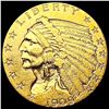 Image 1 : 1909 $2.50 Gold Quarter Eagle CLOSELY UNCIRCULATED