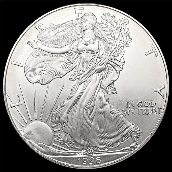 1996 American 1oz Silver Eagle SUPERB GEM BU