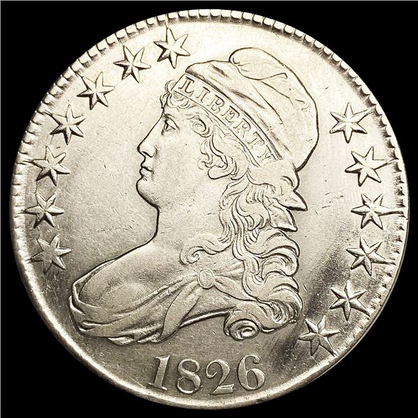 1826 Capped Bust Half Dollar CLOSELY UNCIRCULATED
