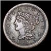 Image 1 : 1851 Braided Hair Half Cent CLOSELY UNCIRCULATED