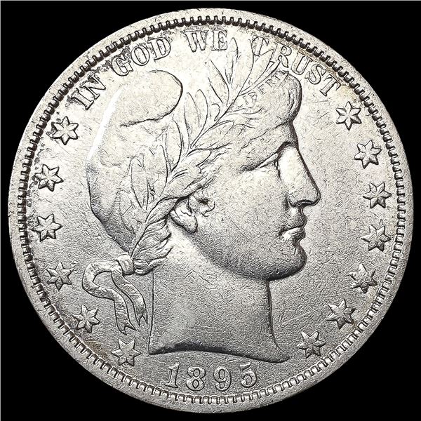 1895-O Barber Half Dollar LIGHTLY CIRCULATED