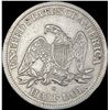 Image 2 : 1865-S Seated Liberty Half Dollar CLOSELY UNCIRCUL