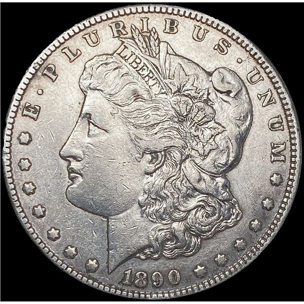 1890-CC Morgan Silver Dollar NEARLY UNCIRCULATED