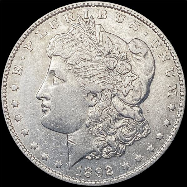 1892-O Morgan Silver Dollar NEARLY UNCIRCULATED