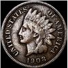Image 1 : 1908-S Indian Head Cent NICELY CIRCULATED