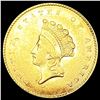 Image 1 : 1855 Rare Gold Dollar CHOICE AU