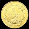 Image 2 : 1855 Rare Gold Dollar CHOICE AU