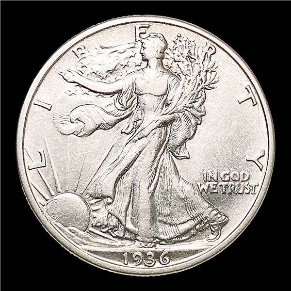 1936-S Walking Liberty Half Dollar NEARLY UNCIRCUL