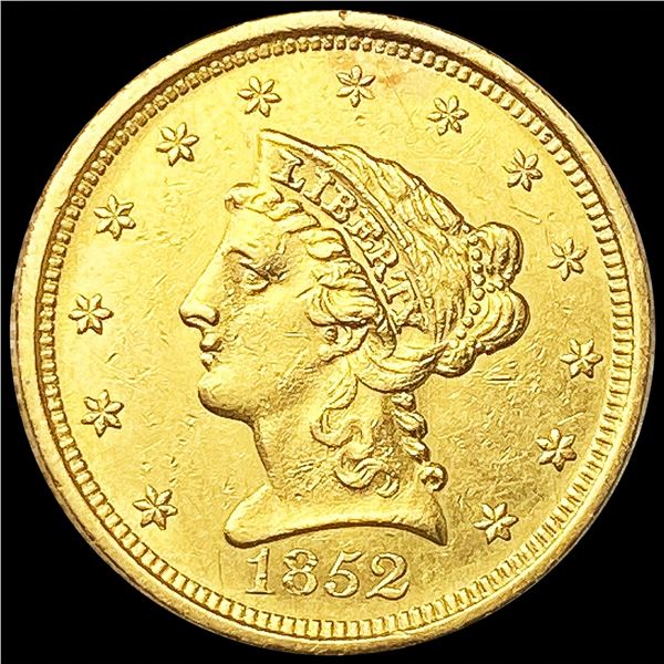 1852 $2.50 Gold Quarter Eagle UNCIRCULATED