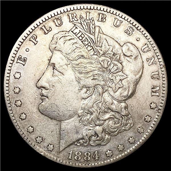 1884-S Morgan Silver Dollar CLOSELY UNCIRCULATED