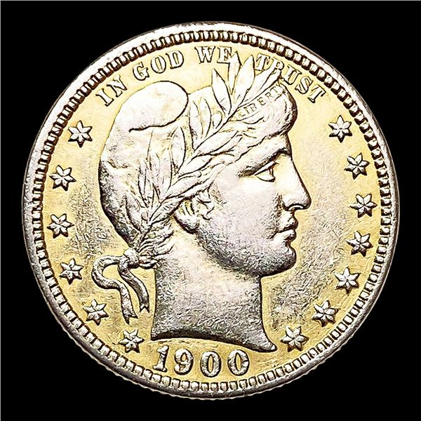 1900-S Barber Quarter CLOSELY UNCIRCULATED