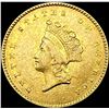 Image 1 : 1854 Rare Gold Dollar CLOSELY UNCIRCULATED