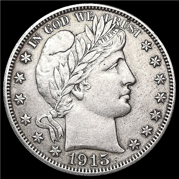 1915-D Barber Half Dollar CLOSELY UNCIRCULATED