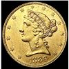 Image 1 : 1886-S $5 Gold Half Eagle CLOSELY UNCIRCULATED