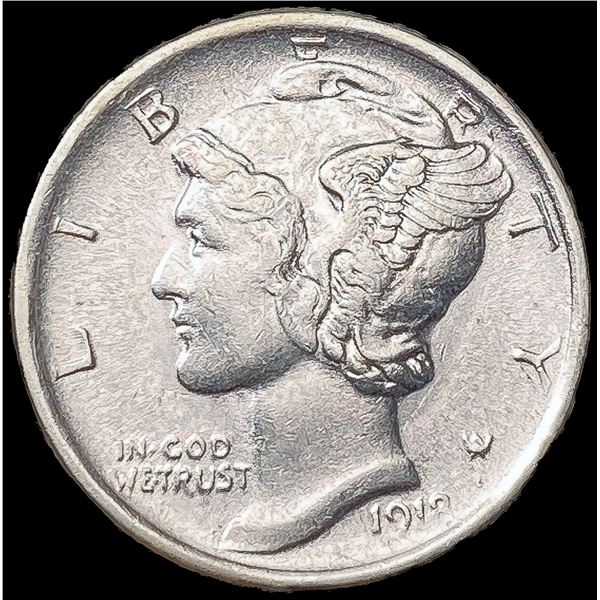 1918-D Mercury Dime CLOSELY UNCIRCULATED
