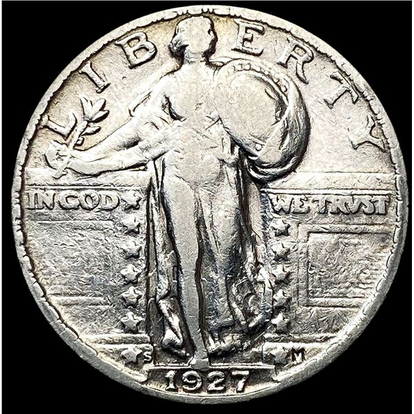1927-S Standing Liberty Quarter LIGHTLY CIRCULATED