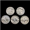 Image 2 : [5] US Buffalo Nickels [1936-S, [2] 1937, 1937-D,