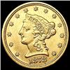 Image 1 : 1878-S $2.50 Gold Quarter Eagle CLOSELY UNCIRCULAT