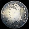 Image 1 : 1809 Capped Bust Half Dollar LIGHTLY CIRCULATED
