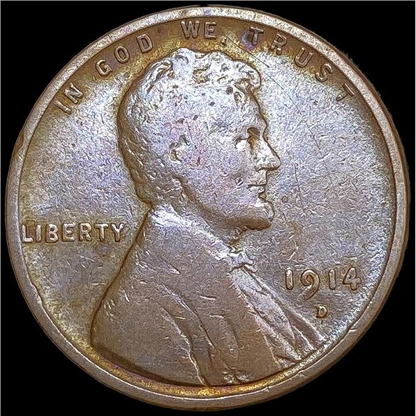 1914-D Wheat Cent CLOSELY UNCIRCULATED