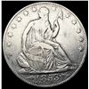 Image 1 : 1853 Arws & Rays Seated Liberty Half Dollar LIGHTL