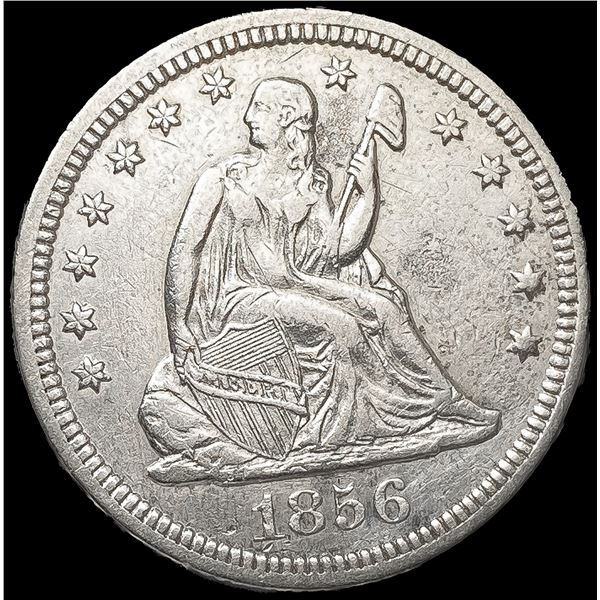 1856 Seated Liberty Quarter CLOSELY UNCIRCULATED