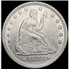 Image 1 : 1873 Arws Seated Liberty Quarter CLOSELY UNCIRCULA