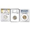 Image 1 : [3] Wash. Silver Quarter Collect ANACS/PCGS/NGC MS