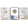 Image 2 : [3] Wash. Silver Quarter Collect ANACS/PCGS/NGC MS