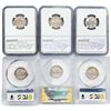 Image 2 : [6] Jefferson Silver Nickels ANACS/PCGS/NGC MS/PR