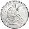 Image 1 : 1855 Arws Seated Liberty Half Dollar UNC
