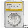 Image 1 : 1878 8TF Morgan Silver Dollar PGA MS64 PL