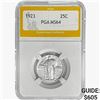 Image 1 : 1923 Standing Liberty Quarter PGA MS64
