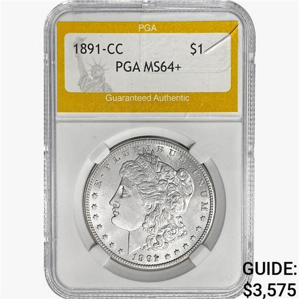 1891-CC Morgan Silver Dollar PGA MS64+